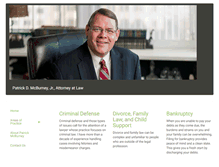 Tablet Screenshot of patrickmcburney.com